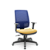 Cadeira Brizza Presidente Plaxmetal Tela Azul Base Standard Relax Assento Vinil - Imagem 14