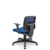 Cadeira Brizza Executiva Tela Azul Base Standard Back System Assento Poliéster - Imagem 3