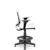 Cadeira Caixa Beezi Plaxmetal Encosto Branco Com Braços Base Standard Assento Vinil - Imagem 2