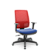 Cadeira Brizza Presidente Plaxmetal Tela Vermelha Base Standard Relax Assento Vinil - Imagem 8