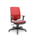 Cadeira Brizza Presidente Plaxmetal Tela Vermelha Base Standard Relax Assento Vinil - Imagem 18