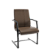 Cadeira Plaxmetal Suprema Aproximação Estrutura Preta Revestimento em Vinil - Imagem 4