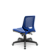 Cadeira Plaxmetal Beezi Encosto Azul Base Standard Relax Assento Vinil - Imagem 3