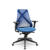 Cadeira Plaxmetal Bix X+ Base Italia Mecanismo Sincron Tela Azul Assento Poliéster - Imagem 18