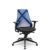 Cadeira Plaxmetal Bix X+ Base Italia Mecanismo Sincron Tela Azul Assento Poliéster - Imagem 4