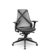 Cadeira Plaxmetal Bix x+ Base Italia Mecanismo Slider Tela Preta Assento Vinil - Imagem 1