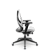 Cadeira Plaxmetal Bix x+ Base Italia Mecanismo Slider Tela Branca Assento Vinil - Imagem 2