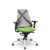Cadeira Bix x+ Plaxmetal Tela Cinza Base Cromada Slider Braços Shift Assento Poliéster - Imagem 13