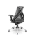 Cadeira Bix x+ Plaxmetal Tela Cinza Base Cromada Slider Braços Shift Assento Poliéster - Imagem 3