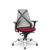 Cadeira Bix x+ Plaxmetal Tela Cinza Base Cromada Slider Braços Shift Assento Poliéster - Imagem 6
