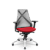 Cadeira Bix x+ Plaxmetal Tela Cinza Base Cromada Slider Braços Shift Assento Poliéster - Imagem 7