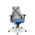 Cadeira Bix x+ Plaxmetal Tela Cinza Base Cromada Slider Braços Shift Assento Poliéster - Imagem 18