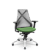 Cadeira Bix x+ Plaxmetal Tela Cinza Base Cromada Slider Braços Shift Assento Poliéster - Imagem 10