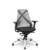 Cadeira Bix x+ Plaxmetal Tela Cinza Base Cromada Slider Braços Shift Assento Poliéster - Imagem 4
