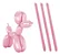 BALAO CANUDO ROSA BABY 260 C/25 - PIC PIC - Imagem 1