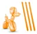 BALAO CANUDO LARANJA 260 C/25 - PIC PIC - Imagem 1