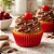 Forminha Cupcake c/45 Vermelha - Bax - Imagem 1