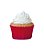 Forminha Cupcake C/45 Vermelha Bax - Imagem 1