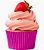 Forminha de Cupcake c/45 Pink - Bax - Imagem 1