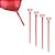 Vareta de Balão 33cm Vermelho com 10 - Klf Festas - Imagem 1