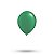 Balão Verde Folha 5 Polegadas c/50 - São Roque - Imagem 1