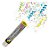 LANCA CONFETE 30CM POP SERPENTINA COLOR - SILVER FESTAS - Imagem 1