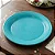 Prato Bolo Sobremesa Azul Claro 15cm c/50 - Trik Trik - Imagem 1