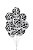 BALAO VACA MALHADA BRANCO/PRETO 10" C/25 - PIC PIC - Imagem 1
