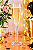 Taça Champanhe Cristal Base Branca - Mtsz - Imagem 1