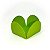 FORMINHA PETALAS VERDE LIMAO C/50 - FUN FESTAS - Imagem 1