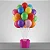 Suporte Balao Cachepot 5 Hastes Pink - Rt Brasi - Imagem 1