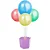 Suporte Balao Cachepot 5 Hastes Lilas - Rt Brasi - Imagem 1