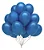BALAO AZUL CELESTE 9 POLEGADAS C/50 - HAPPY DAY - Imagem 1