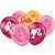 Balão 9 Decorações Barbie com 25 unidades Festcolor - Imagem 2