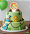 Vela Plana Dino Baby - Festcolor - Imagem 1