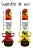Tubete 13cm Marrom c/10 - Plast Qualy - Imagem 1