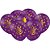 Balão 9 Dec Corinthians 2023 Roxo c/25 - Festcolor - Imagem 1