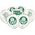 Balão 9 Dec Palmeiras 2023 com 25 unidades branco - Festcolor - Imagem 1