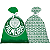 SACOLA PLASTICA PALMEIRAS C/8 - FESTCOLOR - Imagem 1