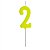 VELA PICK AMARELO NUMERO SILVER FESTAS - Imagem 5