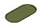 Bandeja Esfera Oval 25X13 Verde Militar - Honorio - Imagem 1