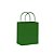 Sacola Lisa 17,5X8,5X21,5Cm Verde Bandeira C/10 - - Imagem 1