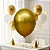 BALAO AMARELO MOSTARDA ALUMINIO - HAPPY DAY - Imagem 1