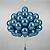 BALAO AZUL ALUMINIO - HAPPY DAY - Imagem 1