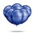 BALAO AZUL MEIA NOITE ALUMINIO  - HAPPY DAY - Imagem 1