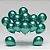 BALAO VERDE OCEANO ALUMINIO - HAPPY DAY - Imagem 1