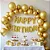 BALAO DOURADO ALUMINIO - HAPPY DAY - Imagem 1