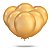 BALAO DOURADO ALUMINIO - HAPPY DAY - Imagem 1