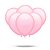 Balão 9 Liso Rosa Claro com 50 - Festcolor - Imagem 1