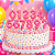 Vela Puro Glitter Rosa - Festcolor - Imagem 1